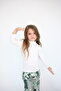 Girl's 2-6 Years Old Daily Organic Natural Cotton Lycra Basic Body Blouse - 2