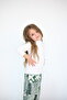Girl's 2-6 Years Old Daily Organic Natural Cotton Lycra Basic Body Blouse - 3