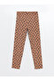Lcw Kids Buy Elastic Patterned Girls' Leggings (W4)