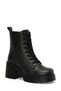 Trx24K-683 4Pr Black Women's Heeled Boots - 2