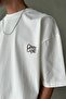 White Crazy Cupid Outplenty Premium O Oversized T-Shirt - 3
