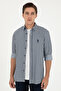 Men's Navy Blue Long Sleeve Shirt 50294208 -Vr033 - 3