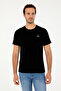 Men's Regular Fit Crew Neck Black T-Shirt 50294329-VR046 - 3