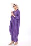 Italian Silk Detail Oversized Jacket Blouse - Wes Pants Set - 3