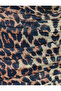Tulle Draped Leopard Print Crop Top - 6
