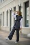 Hijab Ponte Set Anthracite Model-522 - 2