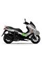 نموذج ملصق هدية لسكوتر الدراجة النارية من Yamaha NMAX باللون الرمادي Movistar