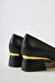 Charoline Buckle Short Heeled Pointed Toe Women's Shoes - 5