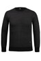 Men's Crew Neck Knitwear Black Sweater Patterned Steel Knit Regular Fit -5013C