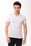 V-Neck Basic Slim Fit Men's T-Shirt White