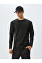 Sports T-Shirt Basic Long Sleeve Crew Neck - 3