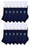 12 Pairs Men's Bamboo Short Booties Socks Soft Seamless