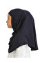 Children's Ready-To-Wear Headscarf Shawl Turban Viscose - Navy Blue - 4
