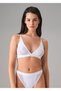 Women's Semi-Transparent Triangle Bra 5553