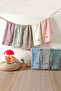 Baby 4 Layer 100% Cotton Muslin Blanket 100X120 - Salmon - 4