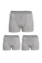 Men's Cotton 6-Piece Black Athlete Undershirt and 6-Piece Gray Boxer 12 Piece Set - 4