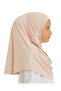 Children's Ready-To-Wear Headscarf Shawl Turban Viscose - Beige - 5