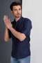 Men's Black Shirt Long Sleeve Breathable Easy-Iron Four Seasons Casual Shirt - 5