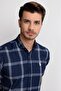 Men's Shirts Long Sleeve Button-Down Collar Breathable Easy-Iron Four Seasons Casual Shirt - 5