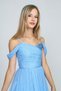Girl's Ice Blue Evening Dress Dress Graduation Wedding Outfit - 7