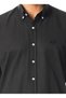 Men's Black Shirt Long Sleeve Breathable Easy-Iron Four Seasons Casual Shirt - 5