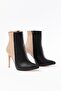 Ls-216 Black High Thin Heeled Zippered Women's Boots - 5