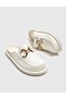 Lolli Genuine Leather Women's White Slippers