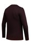 Men's Crew Neck Knitwear Burgundy Sweater Patterned Steel Knit Classic Fit - 5015C - 5