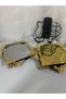Luxury Stainless Steel Four Corner Gold Rose Detailed 2 Different Colors Square Silver Gold Coffee Tea Presentation Tray