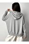 Women Zippered Hooded Sweatshirt - 2