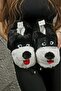 Plush Slippers with Dog Figure Home Slippers Unisex Dog Slippers - 3