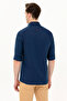 Navy Blue Long Sleeve Men's Shirt - 50263049 -vr033 - 5