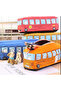 School Bus Shaped Cartoon Pencil Holder Pencil Case Bag Children's Pencil Case - 4