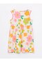 Lcw Crew Neck Printed Baby Girl Dress - 2