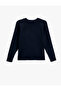 Cardigan with V-Neck and Buttons - 4