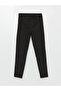 Slim Fit Girls' Trousers with Elastic Waist