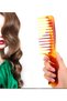 Excellent Wide Toothed Anti-Static Hair Opener Hairdresser Comb Curly Hair Opener Long Lasting Comb - 5