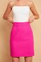 High Waist Above Knee Lycra Cotton Stylish Fabric Pencil Skirt-Fujya - 3