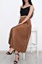 Pleated Skirt Light Brown - 9819.1621 - 5