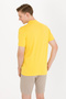 Men's Light Yellow Basic Polo Neck T-Shirt 50262933 -Vr004 - 5