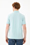 Men's Water Green Basic T-Shirt 50284641-Vr083 - 5