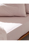 Eze King Size Jacquard Saten Bed Sheet Pieces Duvet Cover Set - 4