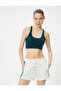 Back Window Detailed Sports Bra Covered Slim Fit U Collar - 3