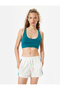 Cross Strap U-Neck Slim Fit Sports Bra - 2