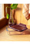 Adenya Sepeti Modena Rectangular Borosilicate Glass Storage Container with Lid - 650ml - 2
