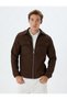 Shirt Jacket with Ribbed Flap Pocket Detail and Zipper Closure - 3