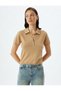 Polo Neck Sweater Knitwear Short Sleeve - 3