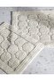 Annabella 2-Piece Cotton Bath Mat - Stone - 2