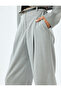 High Waist Pocket Detailed Viscose Blended Fabric Palazzo Pants - 5