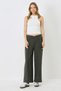 Women's Baggy Wide Leg High Waist Sweatpants 747 Smoked - 2